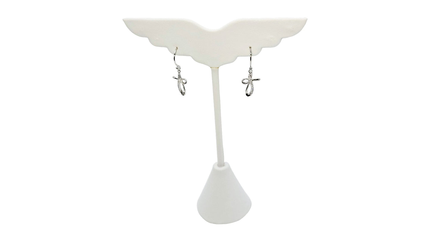 Cross Hanging Earrings, Style 3