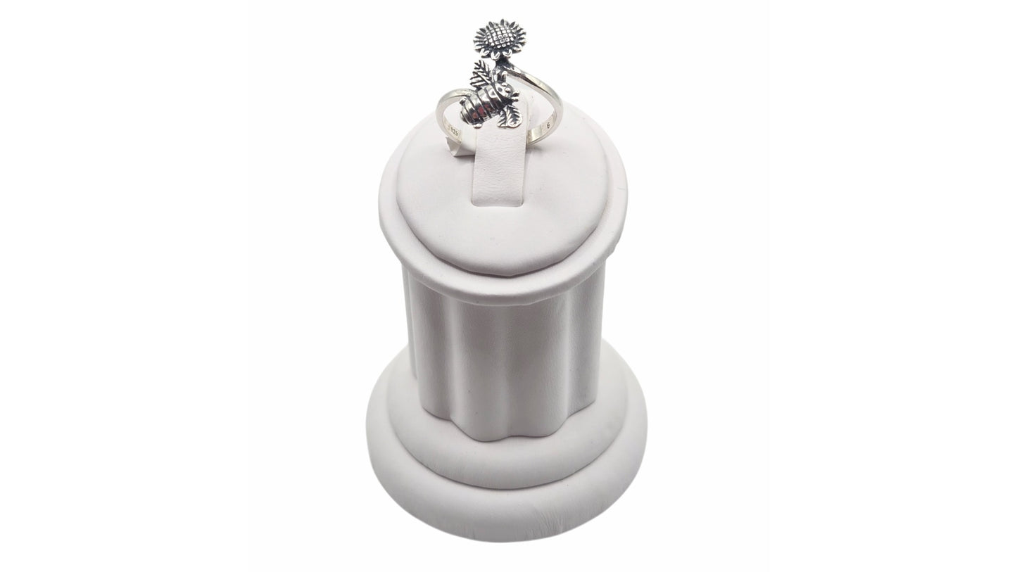 Silver Bee Ring