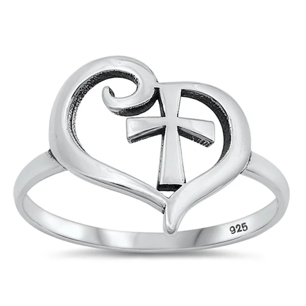 Heart Faith Based Ring
