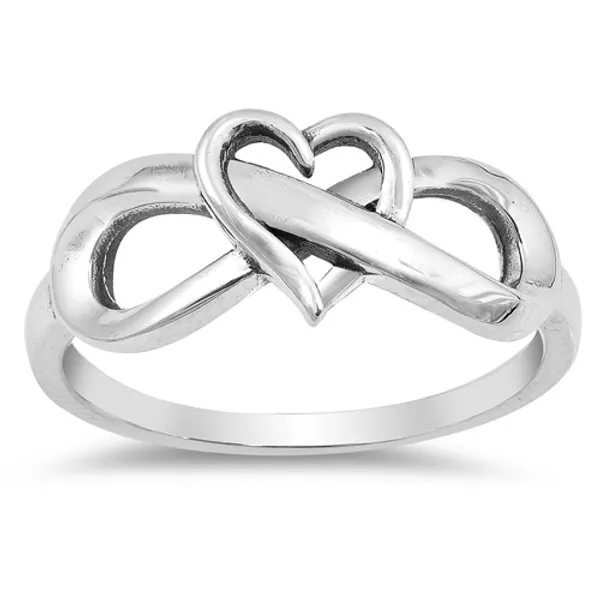 Infinity Heart Ring