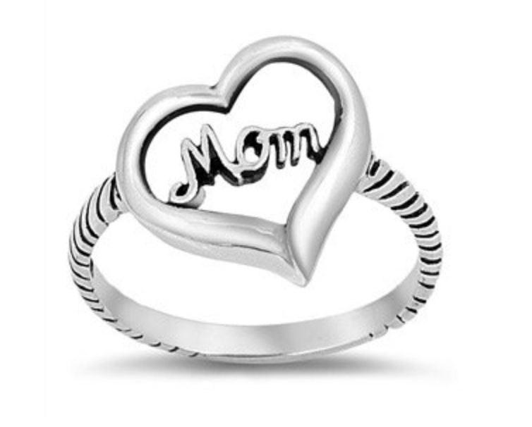 Mom Heart Ring