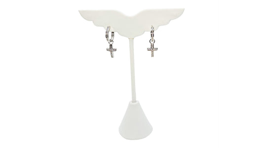 Cross Hanging Earrings, Style 2
