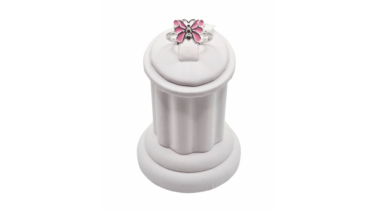 Pink Butterfly Ring