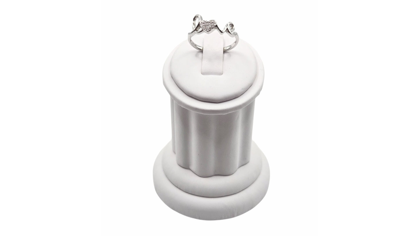 Silver Love Heart Ring