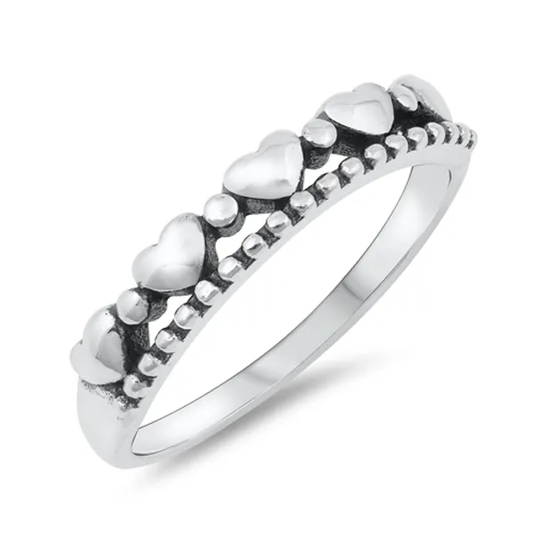 Hearts Ring w/ Dots