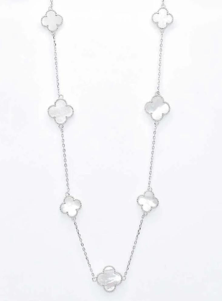 White Clover Necklace