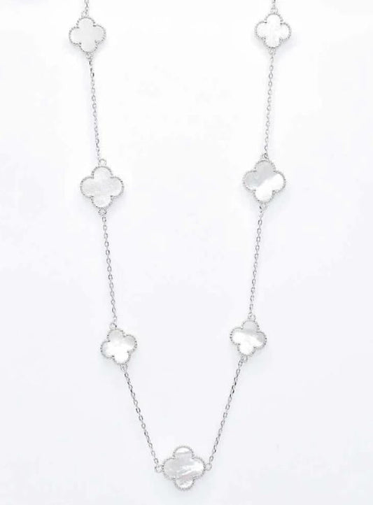 White Clover Necklace