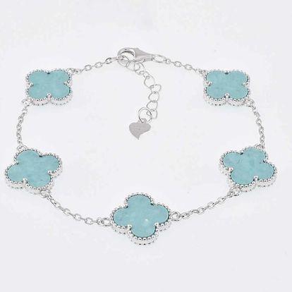 Turquoise Clover Bracelet